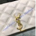 Saint Laurent BECKY chain wallet in quilted lambskin YSL585031-cream