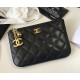 Chanel Quilted Coin Purse in Lambskin CW50168-A-black
