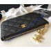 Chanel Quilted Coin Purse in Caviar Leather CW50168-AB-black
