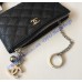 Chanel Quilted Coin Purse in Caviar Leather CW50168-BB-black