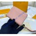 Louis Vuitton Monogram Empreinte Leather Zippy Coin Purse M60574-pink