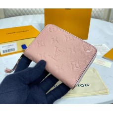 Louis Vuitton Monogram Empreinte Leather Zippy Coin Purse M60574-pink
