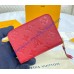 Louis Vuitton Monogram Empreinte Leather Zippy Coin Purse M60574-red