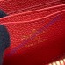 Louis Vuitton Monogram Empreinte Leather Zippy Coin Purse M60574-red
