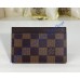 Louis Vuitton Damier Ebene Card holder N61722-brown