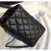 Chanel Quilted Shopping Tote C57974B-black