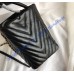Chanel Chevron Shopping Tote C57974V-black