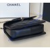 Chanel Flap Bag with Top Handle C92236A-black