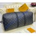 Louis Vuitton Monogram Eclipse Canvas Keepall 50 Bandouliere M40568