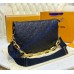 Louis Vuitton Monogram-embossed Lambskin Coussin MM M57783