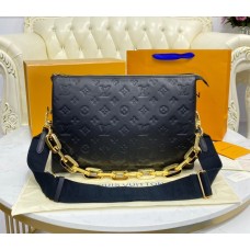 Louis Vuitton Monogram-embossed Lambskin Coussin MM M57783