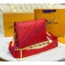 Louis Vuitton Monogram-embossed Lambskin Coussin PM M57792