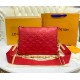 Louis Vuitton Monogram-embossed Lambskin Coussin PM M57792