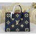 Louis Vuitton Bicolor Monogram Empreinte Leather Onthego MM M45495