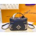 Louis Vuitton Monogram Empreinte Leather Vanity PM M45599-black