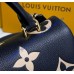 Louis Vuitton Bicolor Monogram Empreinte Leather Madeleine BB M45978-black