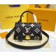 Louis Vuitton Bicolor Monogram Empreinte Leather Madeleine BB M45978-black