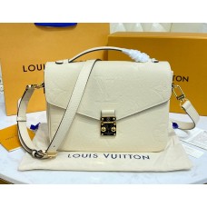 Louis Vuitton Monogram Empreinte Leather Pochette Metis M59211-cream