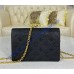Louis Vuitton Monogram Empreinte Leather Vavin Chain Wallet M67839-black