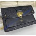 Louis Vuitton Monogram Empreinte Leather Vavin Chain Wallet M67839-black