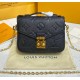Louis Vuitton Monogram Empreinte Leather Micro Metis M81390-black