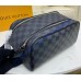 Louis Vuitton Damier Graphite Dopp Kit Toilet Pouch N40127-black