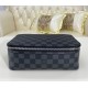 Louis Vuitton Damier Graphite Packing Cube MM N43689-black
