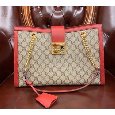 Gucci Padlock medium GG shoulder bag GU479197-red