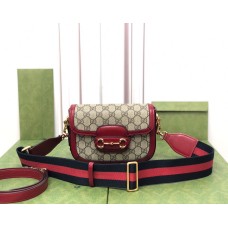Gucci Horsebit 1955 mini bag GU658574C-red