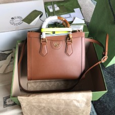Gucci Diana small tote bag GU660195-brown