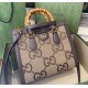 Gucci Diana Jumbo GG Small Tote Bag GU660195C-brown