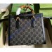 Gucci Diana GG small tote bag GU660195-denim-black