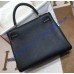 Hermes Kelly 28cm in Togo Leather Golden Hardware H5528G-black