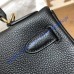 Hermes Kelly 28cm in Togo Leather Golden Hardware H5528G-black