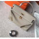 Hermes Kelly 28cm in Togo Leather Golden Hardware H5528G-gris-tourterelle