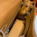 Hermes Kelly 28cm in Togo Leather Palladium Hardware H5528W-terre