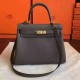 Hermes Kelly 32cm in Togo Leather Golden Hardware H5532G-Etain