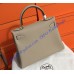 Hermes Kelly 32cm in Togo Leather Golden Hardware H5532G-gris-tourterelle