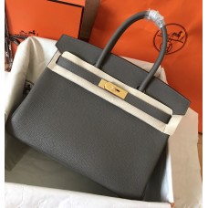 Hermes Birkin 30cm Togo Leather Golden Hardware H8830G-etain