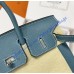 Hermes Birkin 30cm Togo Leather Palladium Hardware H8830W-bleu-jean