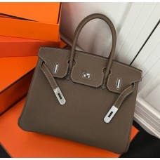 Hermes Birkin 30cm Togo Leather Palladium Hardware H8830W-etoupe