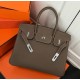 Hermes Birkin 30cm Togo Leather Palladium Hardware H8830W-etoupe