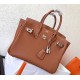 Hermes Birkin 30cm Togo Leather Palladium Hardware H8830W-terre