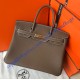 Hermes Birkin 35cm Togo Leather Golden Hardware H8835G-etoupe
