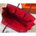 Hermes Birkin 35cm Togo Leather Golden Hardware H8835G-rouge-casaque
