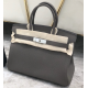 Hermes Birkin 35cm Togo Leather Palladium Hardware H8835W-etain Hermes Birkin 35cm Togo Leather Palladium Hardware H8835W-etain