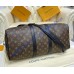 Louis Vuitton Monogram Macassar Keepall Bandouliere 45 M56711