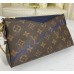 Louis Vuitton Monogram Canvas Pallas Clutch M44058-blue