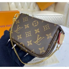 Louis Vuitton Monogram Canvas Mini Pochette Accessoires M58009