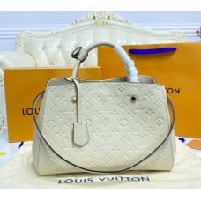 Louis Vuitton Monogram Empreinte Montaigne MM M41048-cream